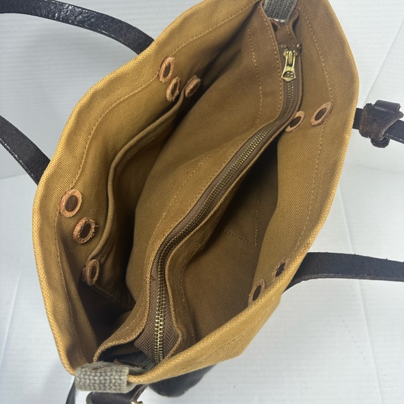 Ralph Lauren Double RL Tan and Black Shoulder Bag - Picture 12 of 16